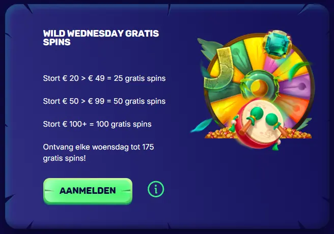 Gratis Spins Spin Panda - Wild Wednesday promo